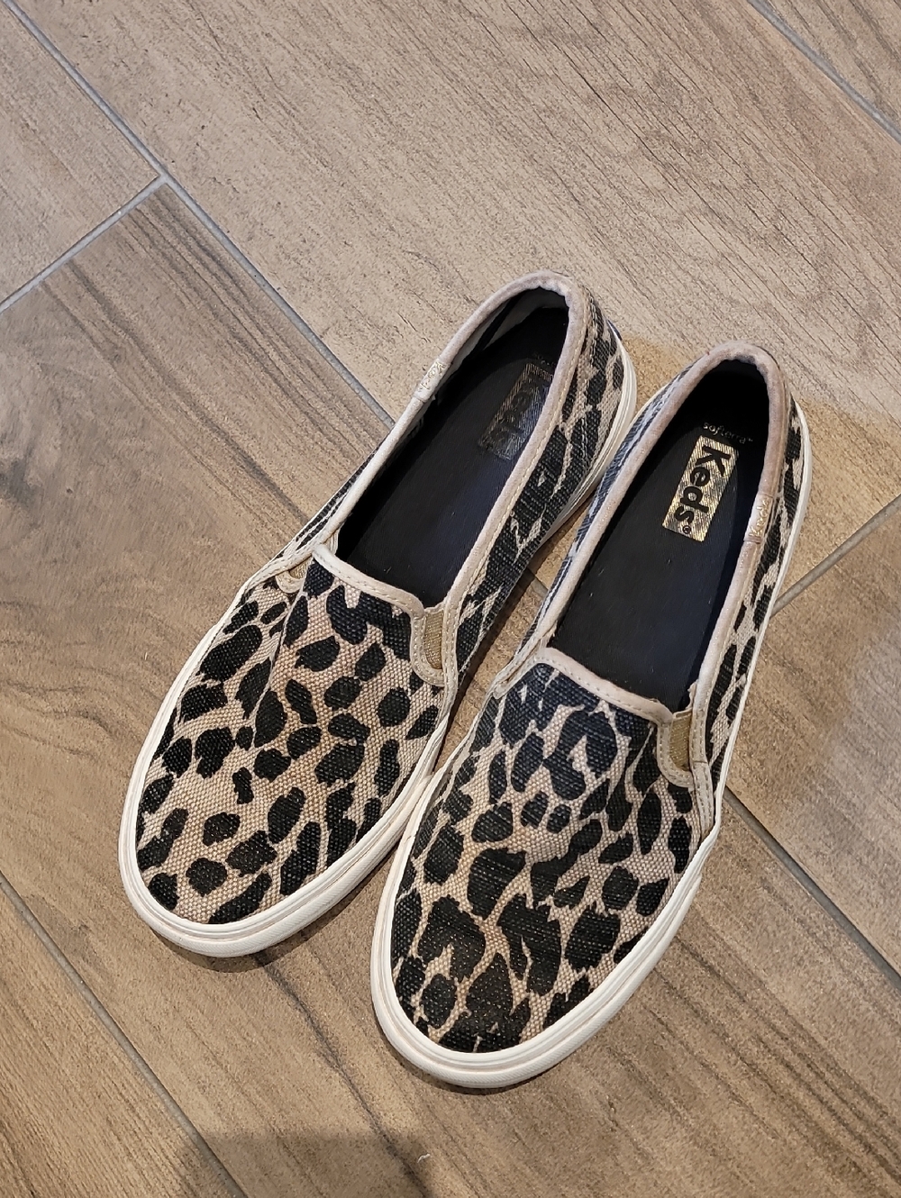 Keds Leopard Linen Shoes 9